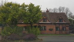 Wood Framed Brick House